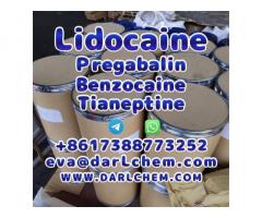Lidocaine Tianeptine pregabalin raw Powder 137-58-6 Factory Direct