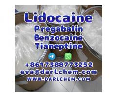 Lidocaine Tianeptine pregabalin raw Powder 137-58-6 Factory Direct