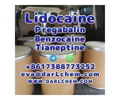 Lidocaine Tianeptine pregabalin raw Powder 137-58-6 Factory Direct