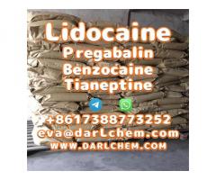 Lidocaine Tianeptine pregabalin raw Powder 137-58-6 Hot Sale