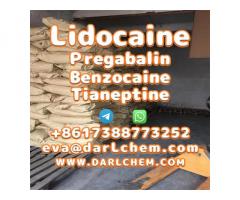 Lidocaine Tianeptine pregabalin raw Powder 137-58-6 Hot Sale