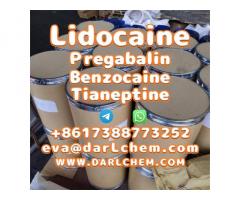 Lidocaine Tianeptine pregabalin raw Powder 137-58-6 Hot Sale