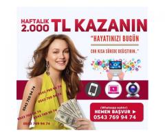 BAYAN ELEMAN ARANIYOR EK GELİR İMKANI