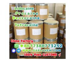 Lidocaine Benzocaine Procaine raw Powder 137-58-6  raw Powder