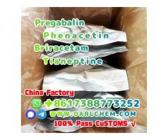 pregabalin Briracetam Tianeptine raw Powder 148553-50-8 Best Price