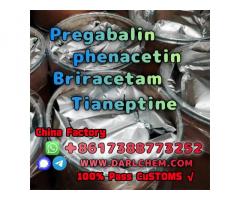 pregabalin Brivaracetam Tianeptine raw Powder crystal 148553-50-8 Good Price