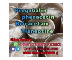 pregabalin Brivaracetam Tianeptine raw Powder crystal 148553-50-8 Good Price