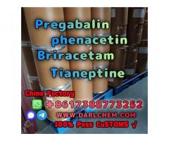 pregabalin Brivaracetam Tianeptine raw Powder crystal 148553-50-8 Good Price