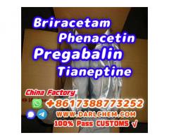 pregabalin Brivaracetam Tianeptine raw crystal powder crystal 148553-50-8 darl Supply