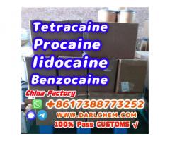 Lidocaine Benzocaine Procaine raw Powder 137-58-6 Low price