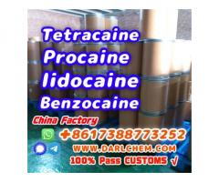 Lidocaine Benzocaine Procaine raw Powder 137-58-6 Low price