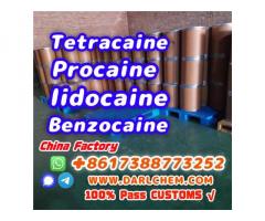 Lidocaine Benzocaine Procaine raw Powder 137-58-6 Low price