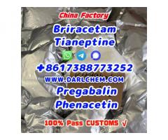 pregabalin Brivaracetam Tianeptine raw crystal powder crystal 148553-50-8 Good Price