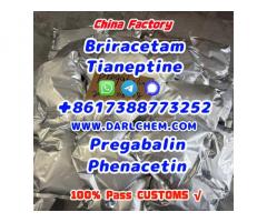 pregabalin Brivaracetam Tianeptine raw crystal powder 148553-50-8 Best Price
