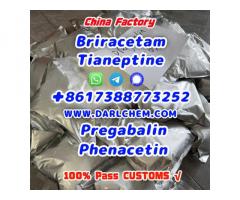pregabalin Brivaracetam Tianeptine raw crystal powder 148553-50-8 Best Price