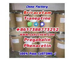 pregabalin Brivaracetam Tianeptine raw crystal powder 148553-50-8 Wholesale Price