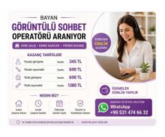 Saatte 1380 TL - Bayan Model İş İlanı - Görüntülü Sohbet Sitesi + Whatsapp Hattı