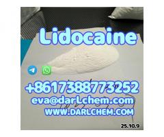 Pure 99% Lidocaine base hcl crystals powder 137-58-6 Pain Relief Raw