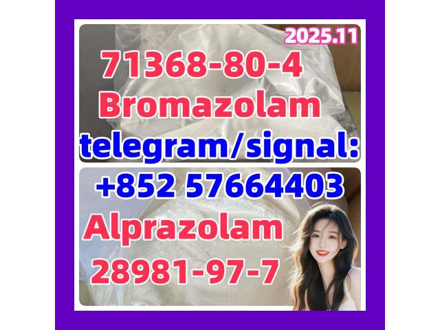 CAS:28981-97-7 Alprazolam Buy & Import CAS 71368-80-4 Bromazolam CAS:28981-97-7 Alprazolam Buy & Import CAS 71368-80-4 Bromazolam