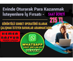 Görüntülü sohbet operatörü