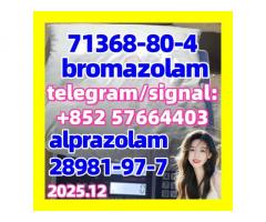 Alprazolam | 28981-97-7 Cas 71368-80-4 Bromazolam 99.8% white powder protonitazene 119276-01-6