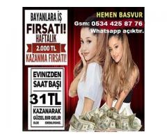 Görüntülü Sohbet İş Bayanlara Saati 31 TL Ödeme