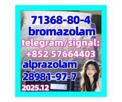 Buy alpra zolam powder CAs 28981-97-7 Cas 71368-80-4 Bromazolam Safe Delivery