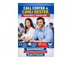 Rize için Call Center ve Canlı Destek Personeli Araniyor
