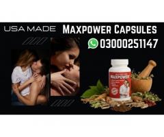 Maxpower Capsules in Pakistan