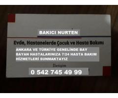 TECRÜBELİ BAYAN HASTA BAKICISIYIM