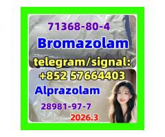 CAS 71368-80-4  CAS:28981-97-7 Alprazolam benzodiazepines  bromazolam