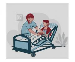 Ankara'da  hasta bakıcı yatalak felçli Alzheimer Demans parkinson hastasına Yatılı Bakıcı