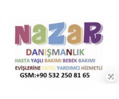 Aydın'da hasta bakıcı yatalak felçli Alzheimer Demans parkinson hastasına Yatılı Bakıcı