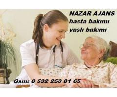 hasta yaşlı bakıcı yatılı bakıcı evde bakıcı