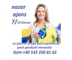 bandırmada yatılı bakıcı