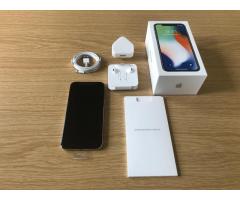 Apple iPhone X 256GB gümüş (kilidi açık)